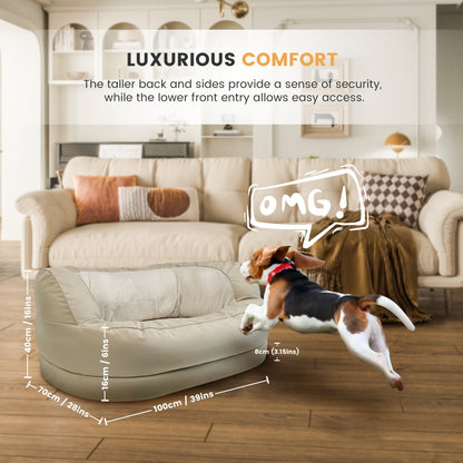 Lit orthopédique imperméable en mousse WOWMAX pour grands chiens