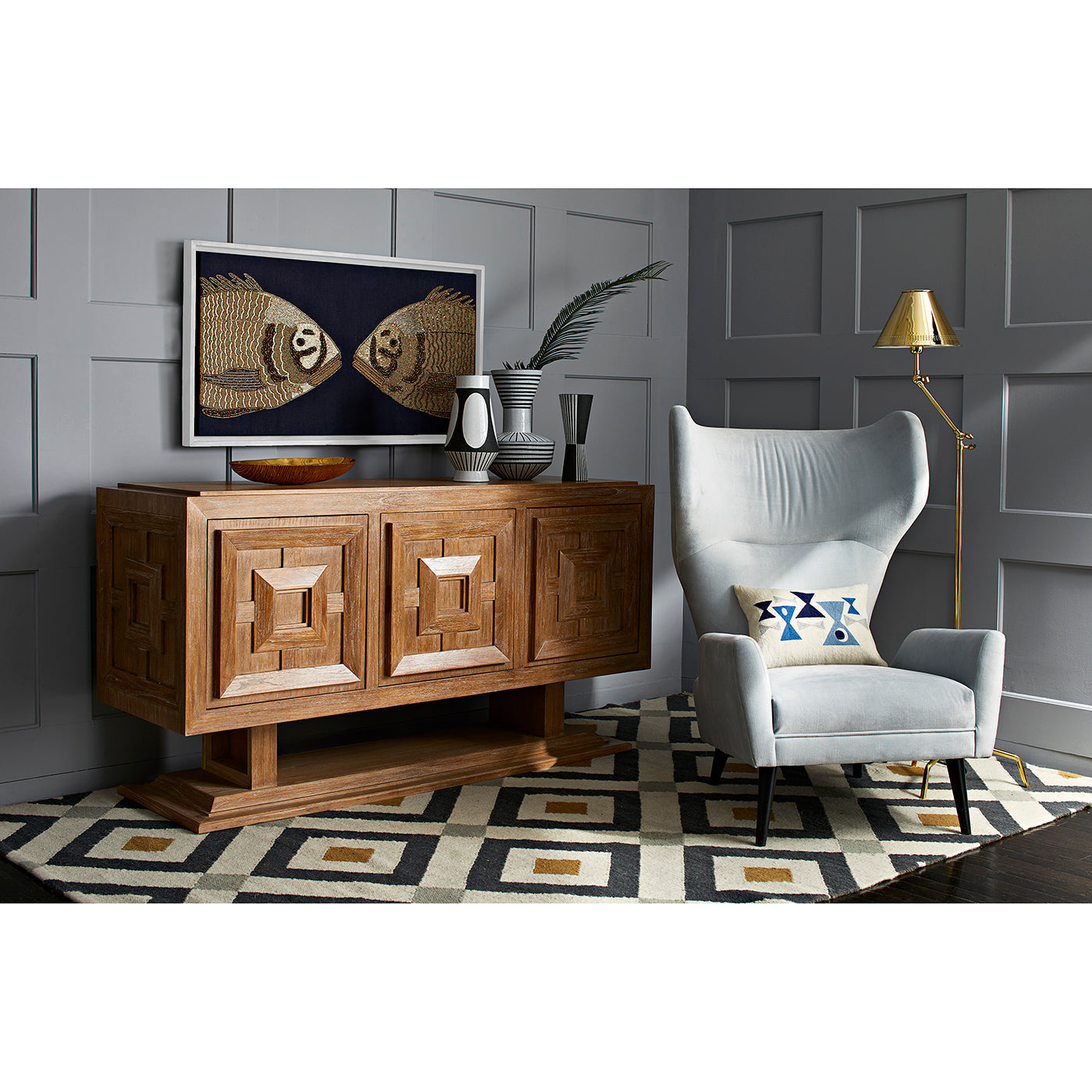 Tapis tissé plat Crawford