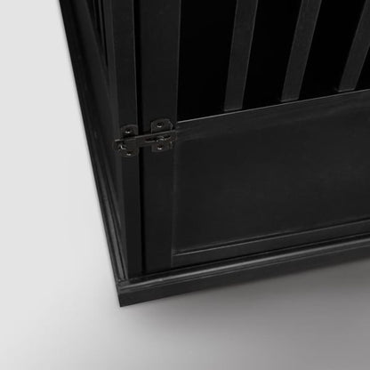 Table d'appoint en bois avec cage pour animaux et porte verrouillable