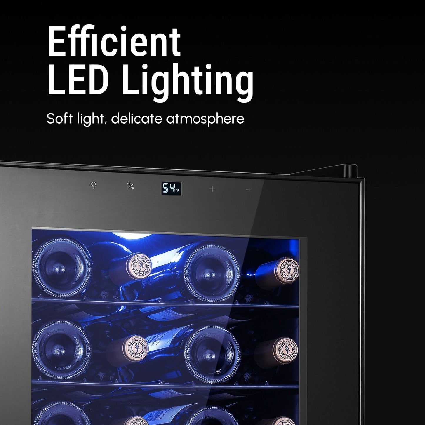 Réfrigérateur à vin/boissons 17 pouces, 28 bouteilles, refroidisseur à vin en acier inoxydable pour usage domestique et commercial