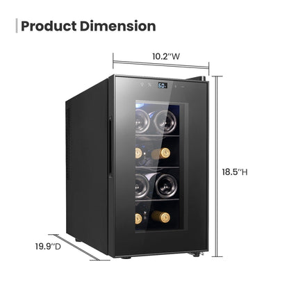 Mini-réfrigérateur à vin Yeego pour 8 bouteilles