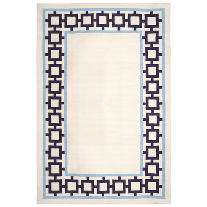 Tapis tissé plat à bordure Nixon