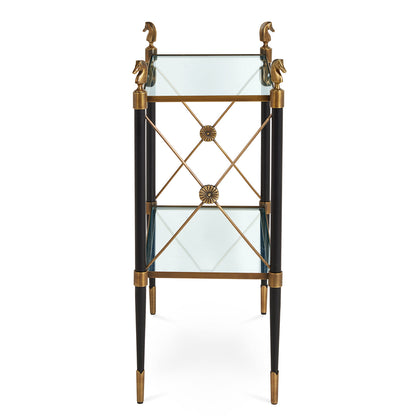 Table d'appoint à deux niveaux Rider