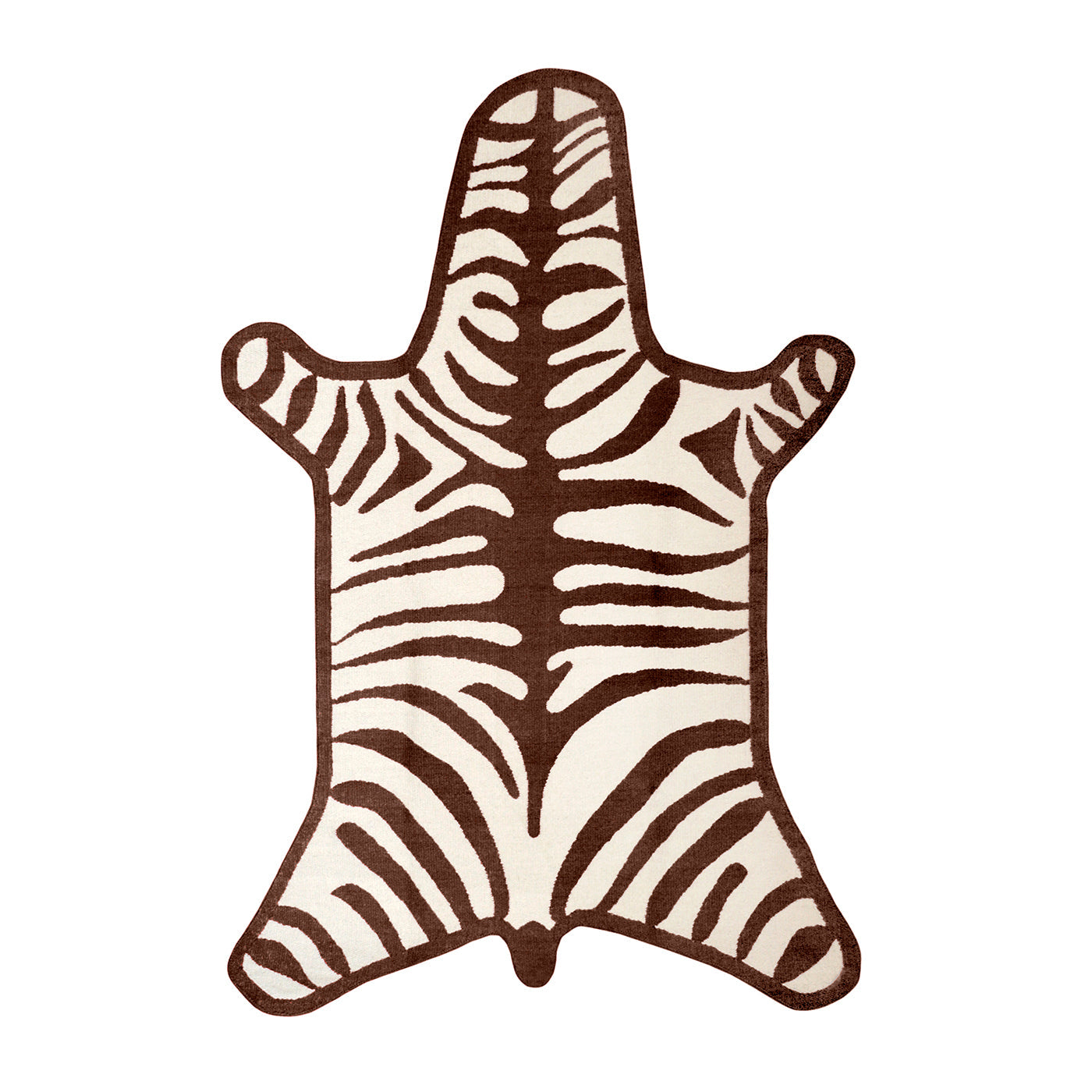 Tapis tissé plat zèbre