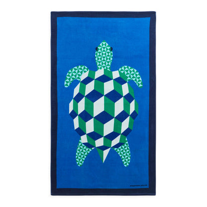 Serviette de plage tortue