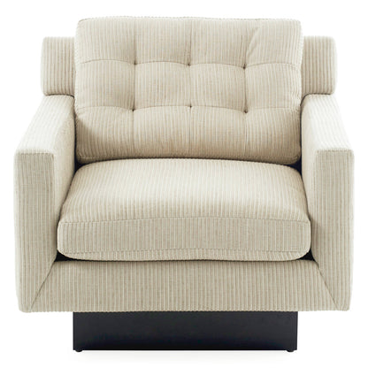 Fauteuil Wright Lounge en lin Arthur