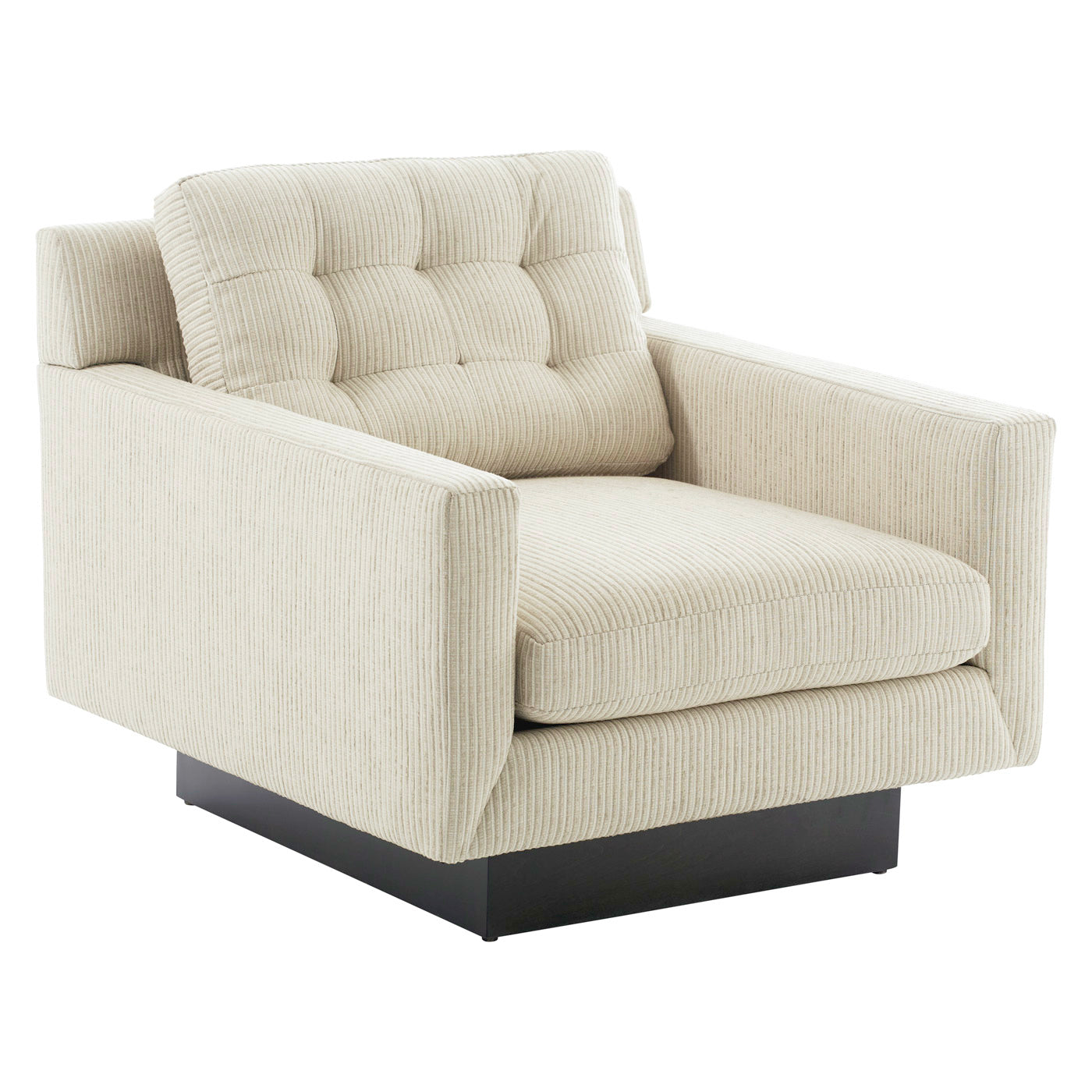 Fauteuil Wright Lounge en lin Arthur