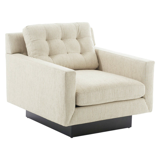 Fauteuil Wright Lounge en lin Arthur