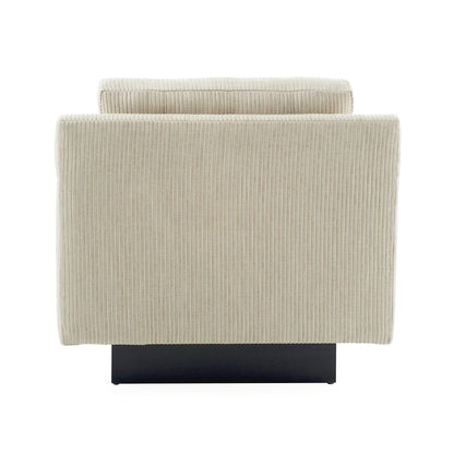 Fauteuil Wright Lounge en lin Arthur