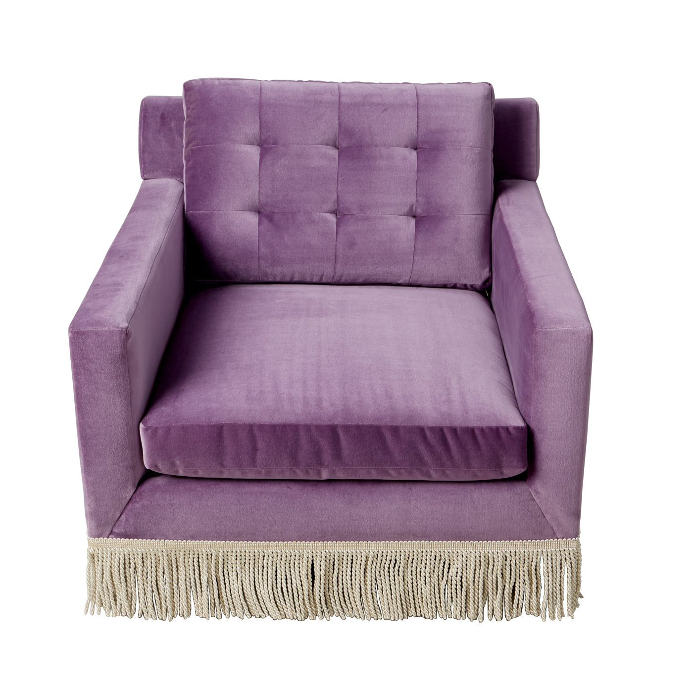 Fauteuil Wright Lounge avec franges à pompons