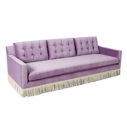 Canapé Wright à franges à pompons