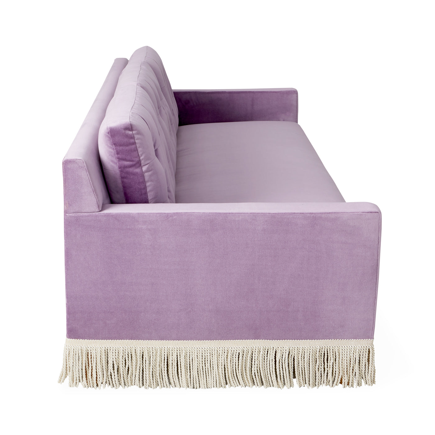 Canapé Wright à franges à pompons