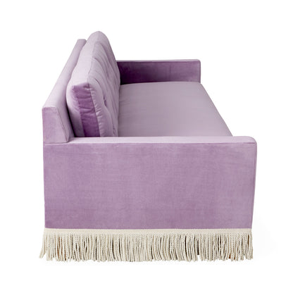 Canapé Wright à franges à pompons