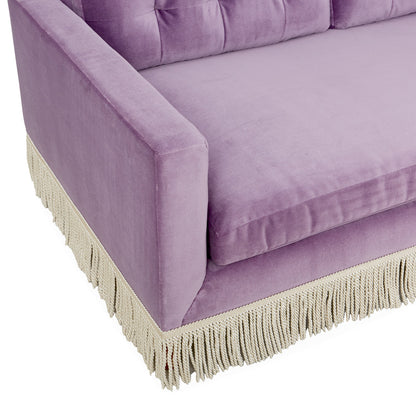 Canapé Wright à franges à pompons